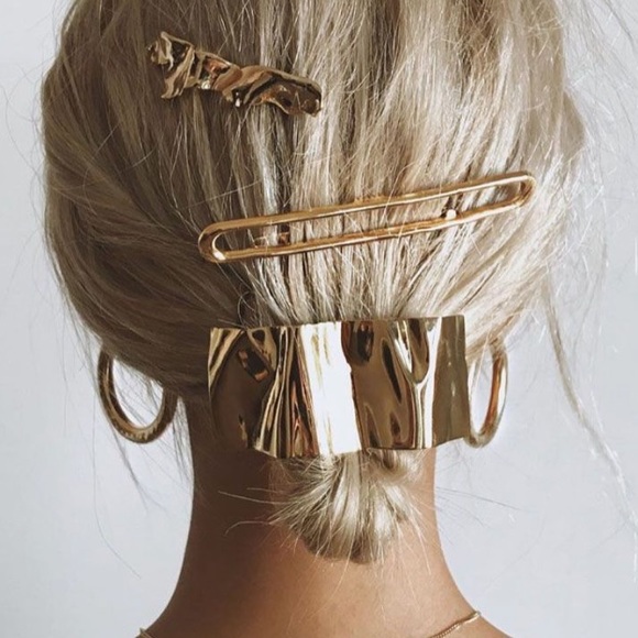 (1) Messy Bun Crystal Crown Barrette - Picture 11 of 11